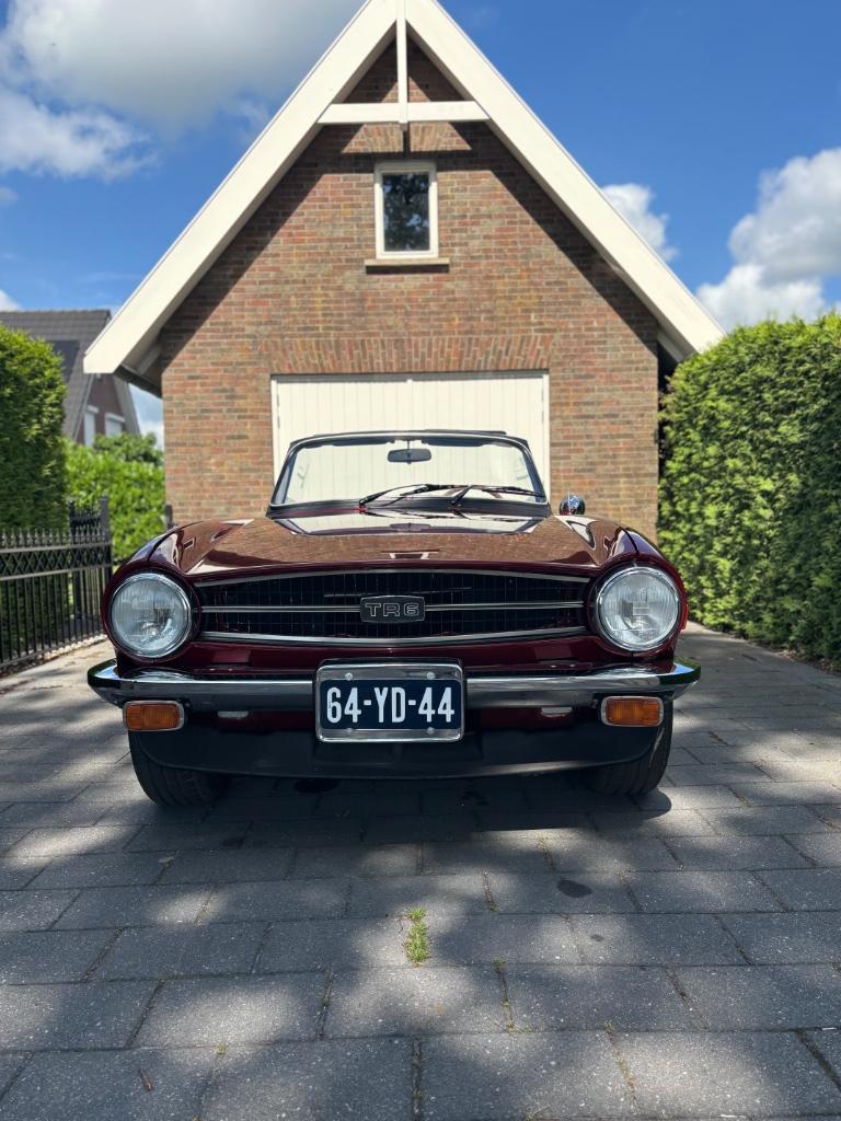 Triumph TR6 2.5 ltr - Overdrive – 1976 - Uitstekende staat , Auto's, Triumph, TR6, Zwart, Cabriolet, 2498 cc