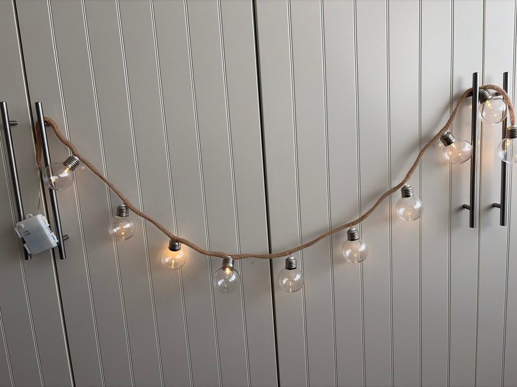 Sfeervolle lampjes op batterijen, Ophalen of Verzenden, Zo goed als nieuw, Kunststof, Minder dan 50 cm