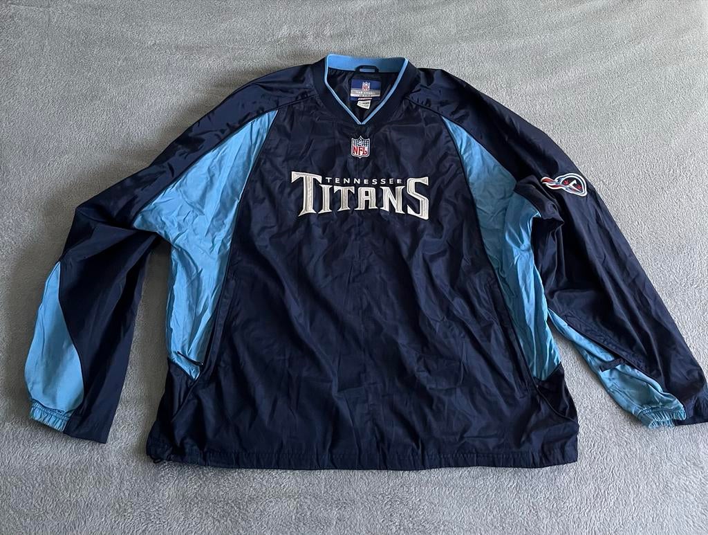 Reebok Vintage Tennessee Titans Windbreaker Pullover, Verzamelen, Sportartikelen en Voetbal, Ophalen of Verzenden, Buitenlandse clubs
