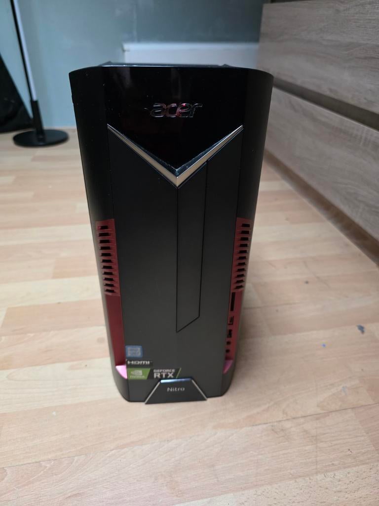 Acer Nitro n50-600 Gaming PC - philips  23,8 inch monitoren, Computers en Software, Desktop Pc's, Ophalen, Gebruikt, Virtual Reality