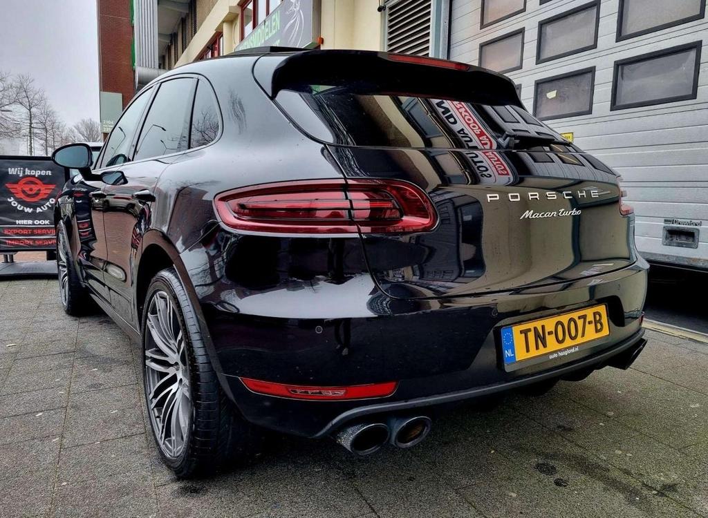 Porsche Macan 3.6 Turbo 400pk PDK 2015 Zwart, Auto's, Porsche, Automaat, 11 km/l, 1900 kg, Vierwielaandrijving