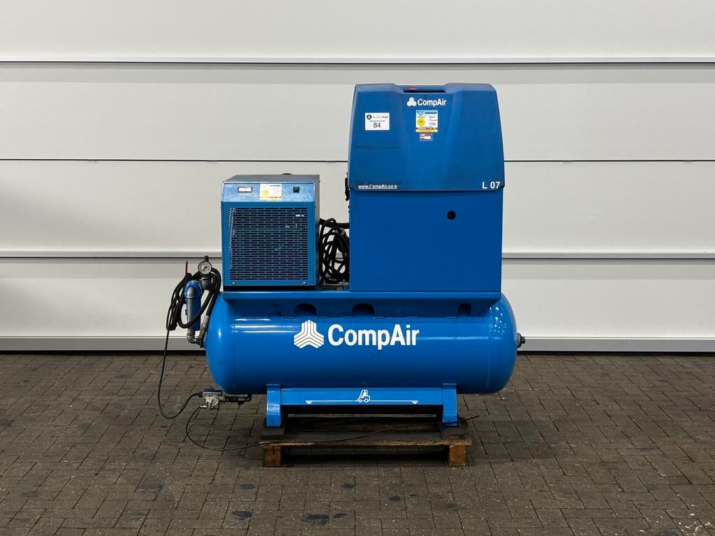 3X Compair schroefcompressor | L 07-10 FS, 100 liter of meer, Ophalen of Verzenden, Gebruikt, 10 bar of meer