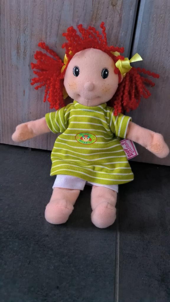 Zapf Creations Maggie Raggies Berta stoffen pop 25 cm pluche, Ophalen of Verzenden, Zo goed als nieuw, Overige typen