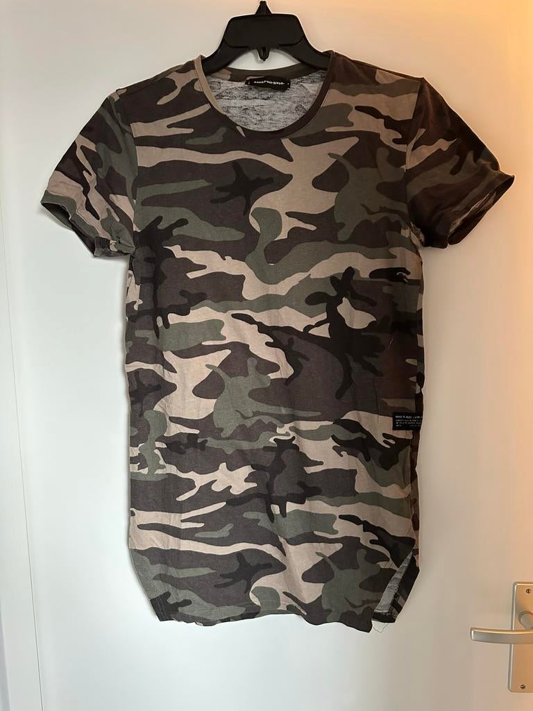 Camouflage T-shirt Ashes to Dust Maat S, Kleding | Heren, Ophalen of Verzenden, Zo goed als nieuw, Maat 46 (S) of kleiner, Groen