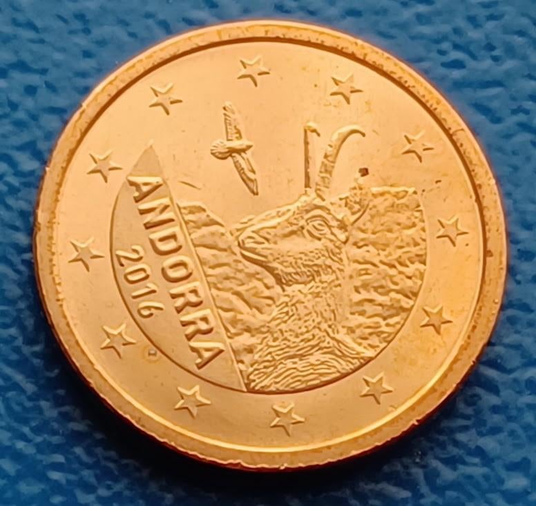 Andorra 1 Eurocent - 2016 UNC, Verzenden, Overige landen, 1 cent, Losse munt