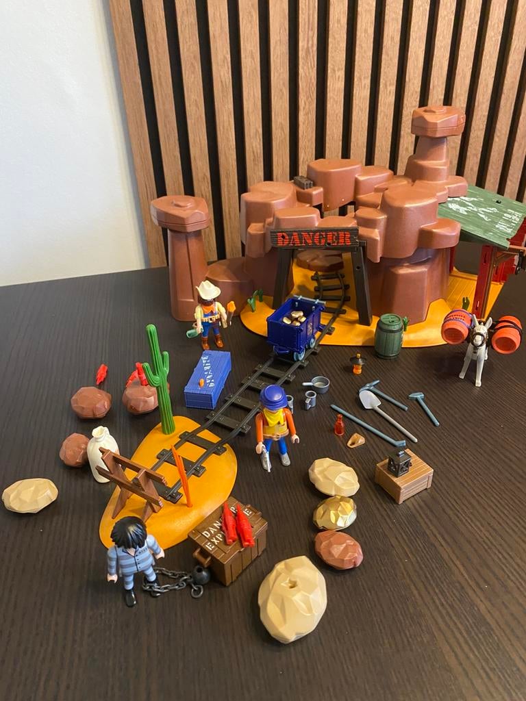 Playmobil goudmijn, Ophalen of Verzenden, Zo goed als nieuw