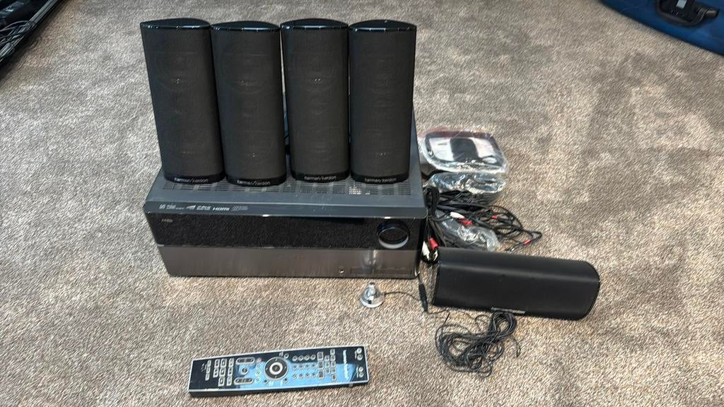 Harman Kardon AVR 360 inclusief speakers, Overige merken, 70 watt of meer, Ophalen of Verzenden, Zo goed als nieuw