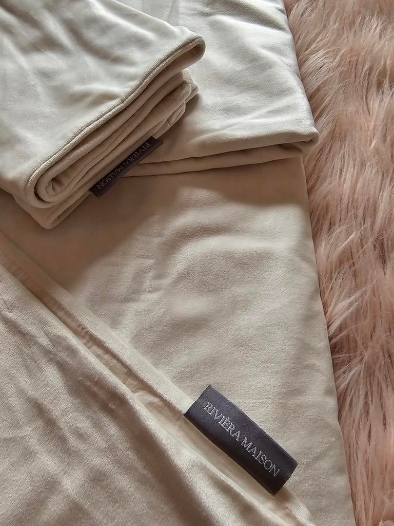 Rivièra maison dekbedovertrek velvet, Ophalen of Verzenden, Zo goed als nieuw, Tweepersoons, Dekbedovertrek
