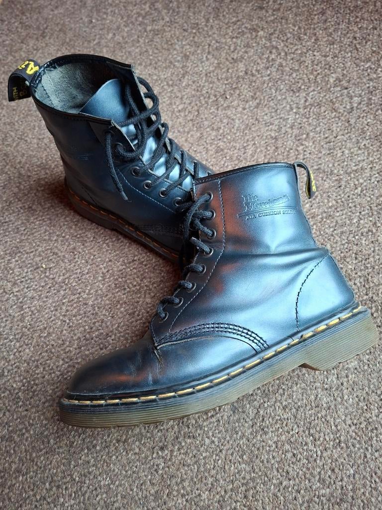 Dr. Martens 1460 Zilver Metallic Laarzen - Maat 40, Lage of Enkellaarzen, Ophalen of Verzenden, Dr. Martens, Grijs