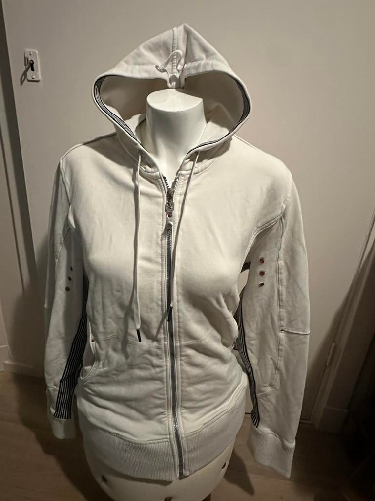 Sjeng dames wit tennisjack 95 katoen 5 elastistan mt XXL, Sport en Fitness, Tennis, Overige merken, Gebruikt, L00, Ophalen of Verzenden