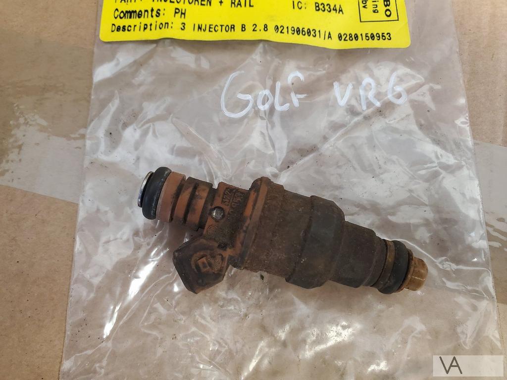 VW Golf 3 en Corrado 2.8 2.9 vr6 injector 021906031a €20, Ophalen of Verzenden, Gebruikt, Volkswagen