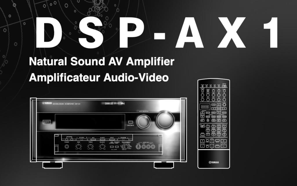 Surround versterker Yamaha DSP-AX1, 70 watt of meer, Zo goed als nieuw, 5.1-systeem, Overige spelers