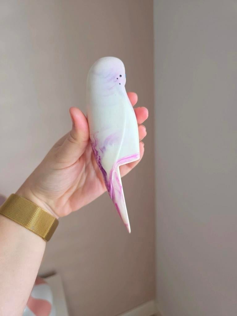 Pete Cromer parkiet budgerigar paars lila, Ophalen of Verzenden, Nieuw, Dier