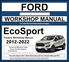 Ford Eco Sport 2012-2022 Workshop manual Ford ETIS 2022 USB, Auto diversen, Handleidingen en Instructieboekjes, Verzenden