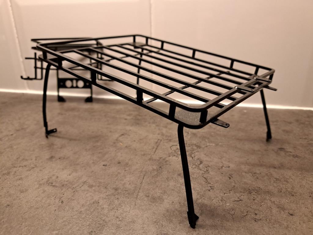 RC Crawler Dakrek & Achterklep Rek - Tamiya Jeep Wrangler, Elektro, Auto offroad, Nieuw, Ophalen of Verzenden