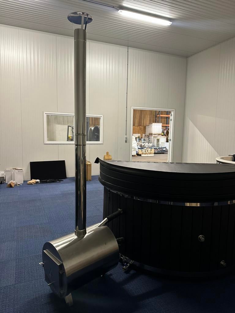 MEGA PAAS ACTIE  200 cm luxe hottub jacuzzi, Tuin en Terras, Bubbelbaden en Hottubs, Verzenden, Nieuw, Filter