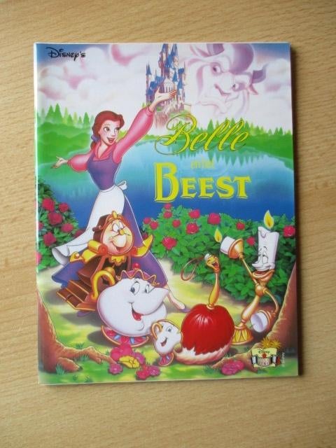 Disney Belle en het Beest mini filmstrip BN DeStem 19.5x15cm, Verzamelen, Ophalen of Verzenden, Assepoester of Belle, Gebruikt