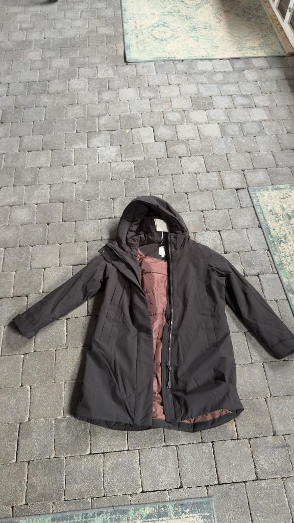 Elvine Eline winterjas – unisex, Zwart, Maat 46/48 (XL) of groter, Eveline, Nieuw