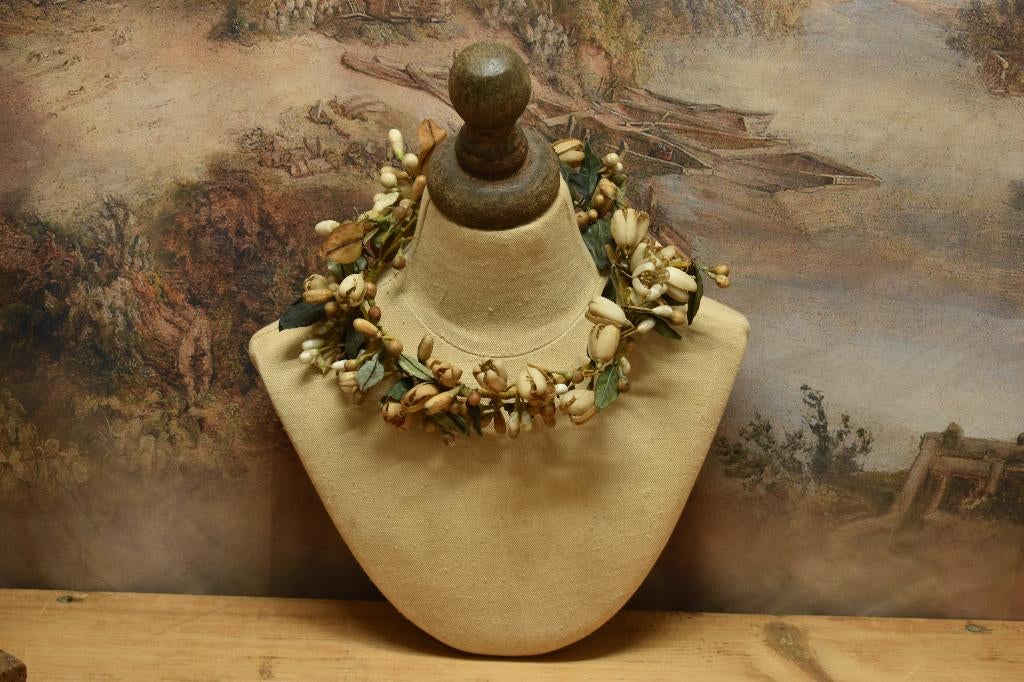 Oude Volle Wassen Krans, Diadeem "Uit Aletta's Tijd", Antiek en Kunst, Ophalen of Verzenden