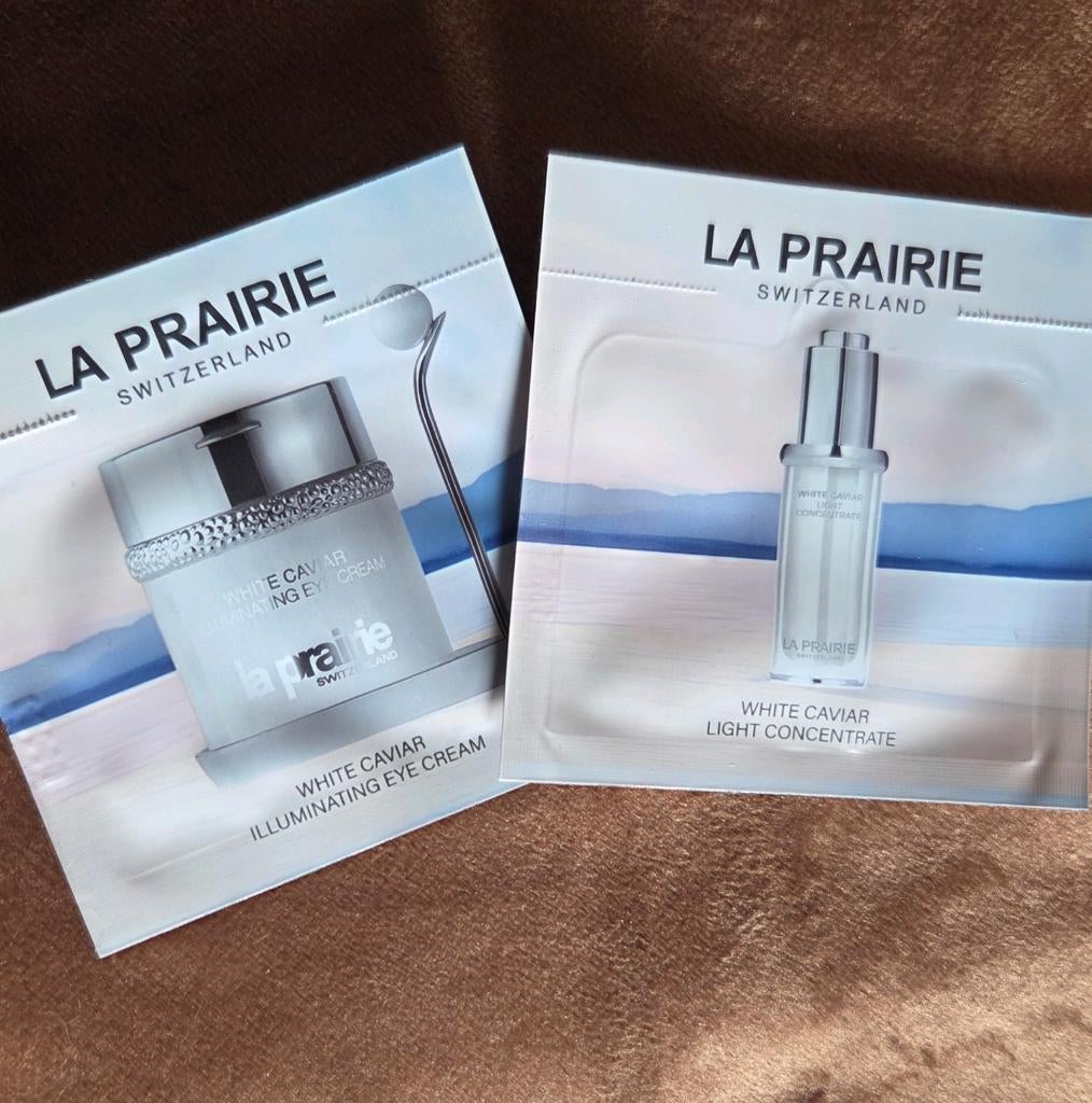 La Prairie White Caviar Samples - 2 Stuks Nieuw, Ogen, Wit, Nieuw, Ophalen of Verzenden