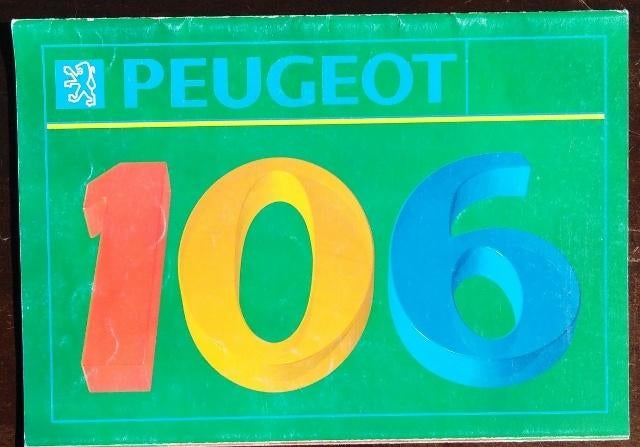 Folder - Peugeot 106 - 1992, Ophalen of Verzenden, Gebruikt, Auto's