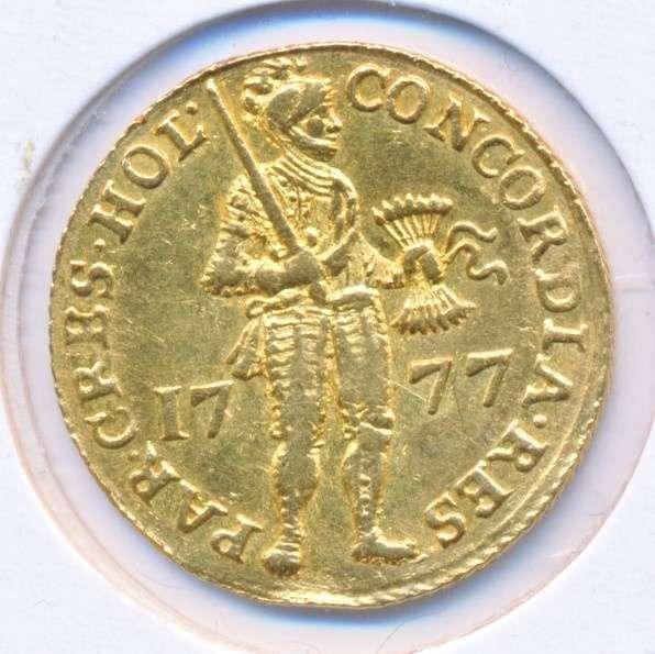 Holland Gouden Dukaat 1777, Vóór koninkrijk, Losse munt, Goud, Overige waardes