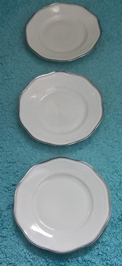 3 antieke porseleinen Pirkenhammer borden model Carlsbad, Ophalen of Verzenden