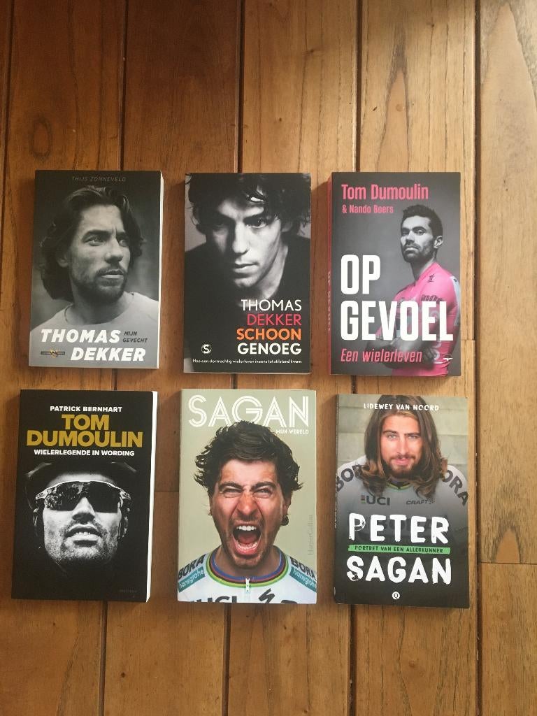 sportboeken- Wielrenners- Dekker, Dumoulin, Sagan, Ophalen of Verzenden, Zo goed als nieuw, Lopen en Fietsen