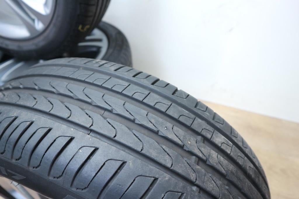 17 inch Mercedes A- B- CLA klasse velgen + zomerbanden 5x112, Gebruikt, Banden en Velgen, 17 inch, Nvt