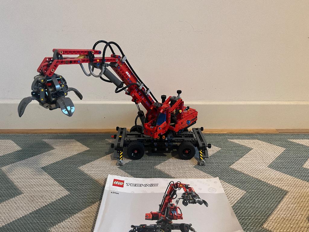 LEGO Technic 42144 overslagkraan  - complete set, Ophalen, Lego, Compleet, Zo goed als nieuw