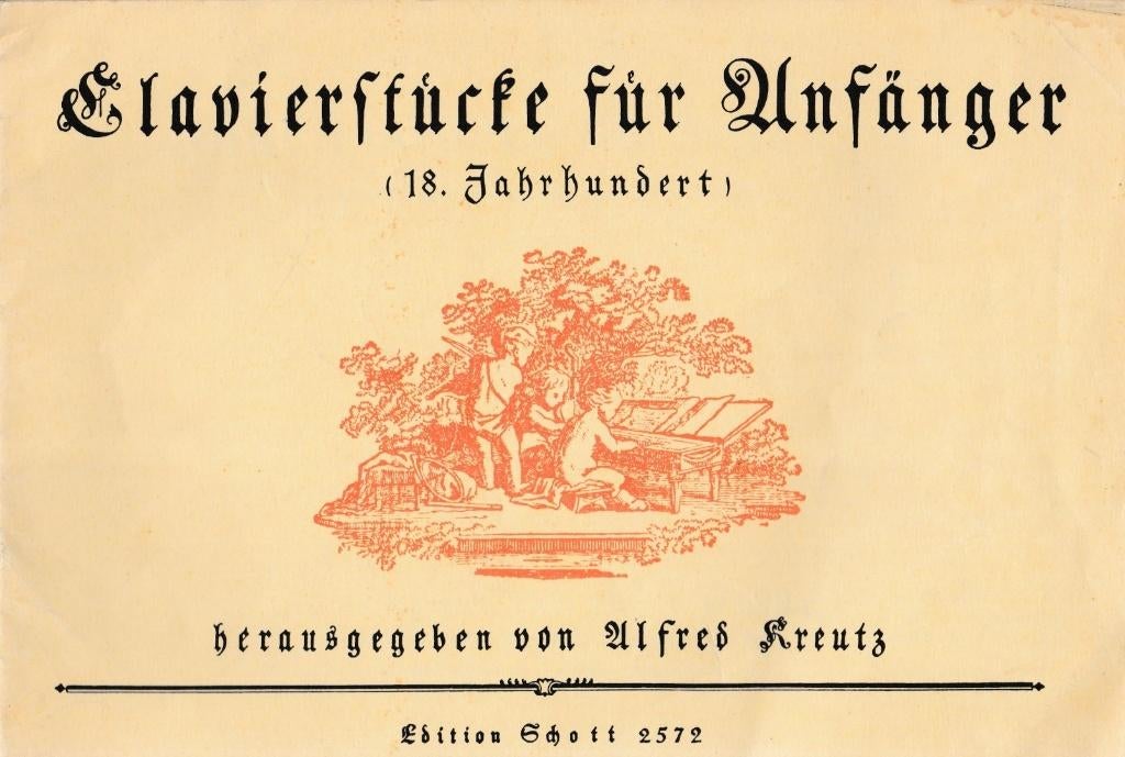 ALFRED KREUTZ - CLAVIERSTUCKE fur ANFANGER, Ophalen of Verzenden, Gebruikt, Artiest of Componist, Populair