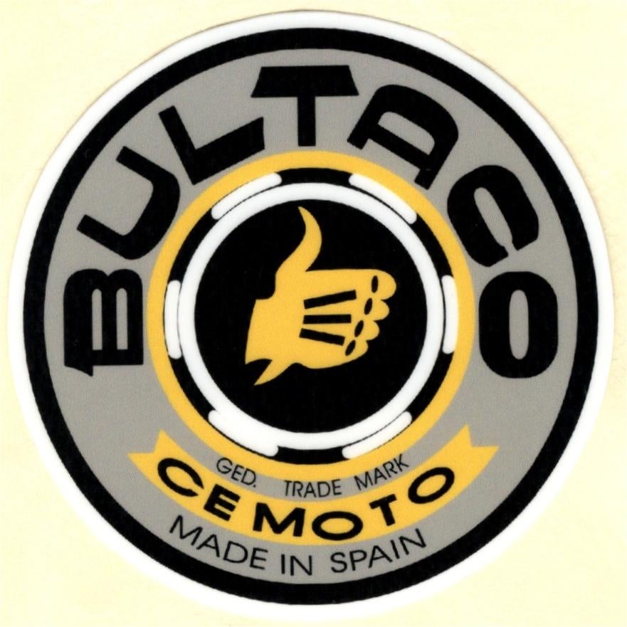 Bultaco sticker #6, Ophalen of Verzenden