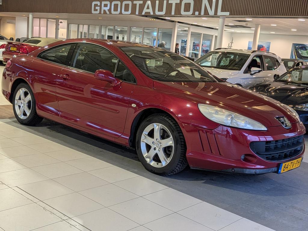 Peugeot 407 Coupé 2.2-16V Pack 135.667km NAP, Airco, Leder,, Voorwielaandrijving, 1390 kg, Gebruikt, 4 cilinders