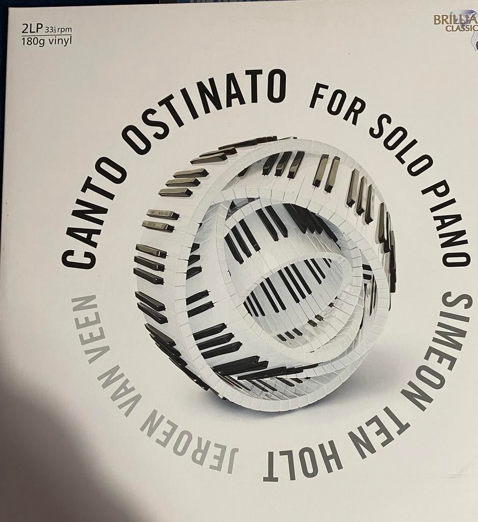 Canto Ostinato Simeon ten Holt 2lp 180g vinyl, Cd's en Dvd's, Ophalen of Verzenden, Zo goed als nieuw, 12 inch, Overige typen
