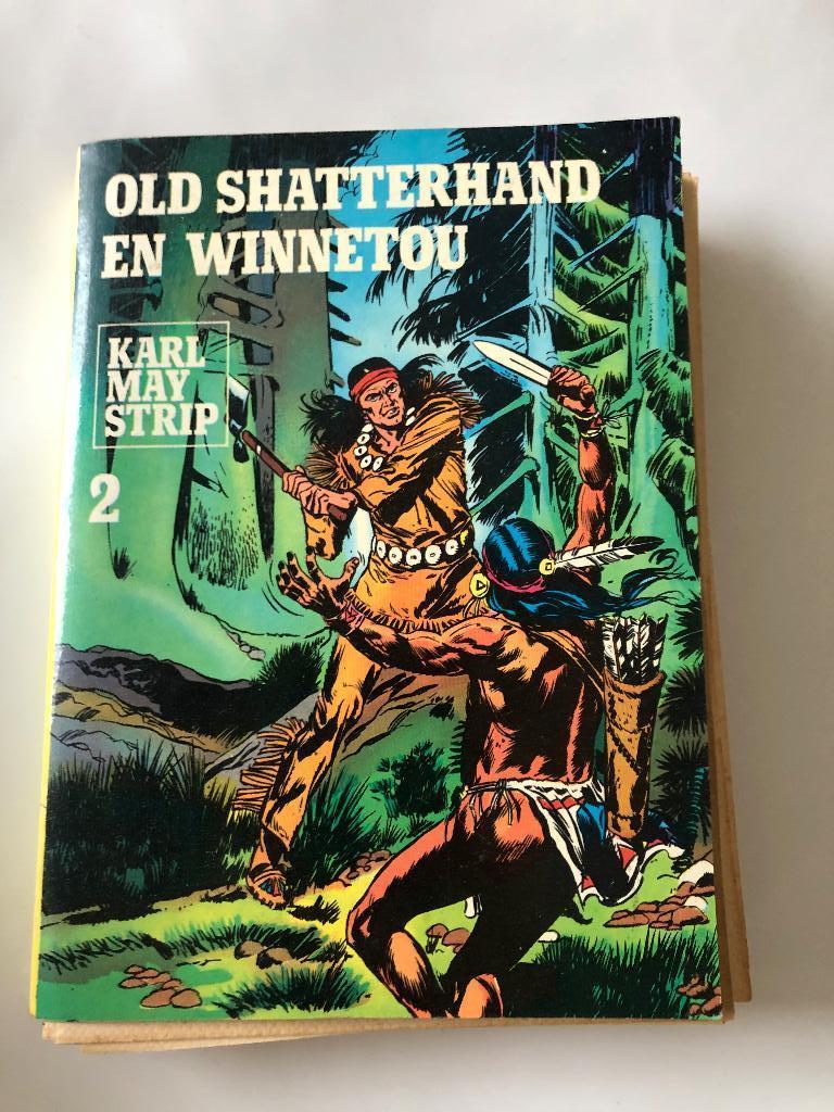 Old Shatterhand en Winnetou - Karl May Strip, Boeken, Stripboeken, Gelezen, Ophalen of Verzenden, Karl May, Eén stripboek