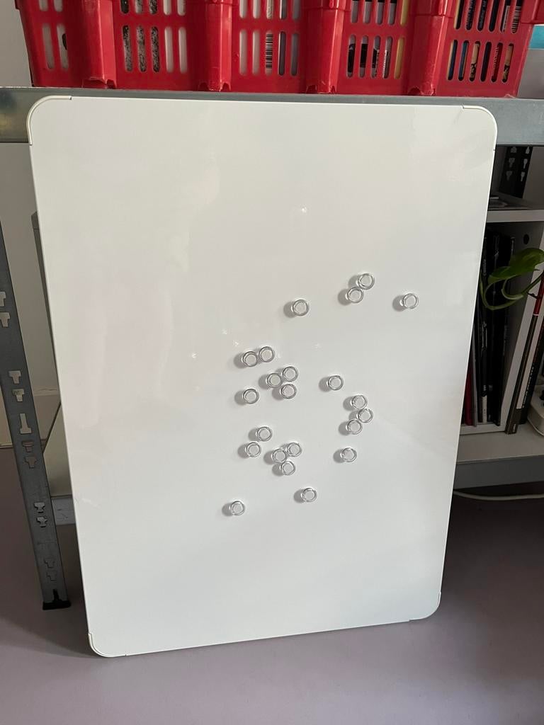 Magneetbord/ whiteboard Ikea 50 x 70 cm, Ophalen, Nieuw, Magneetbord
