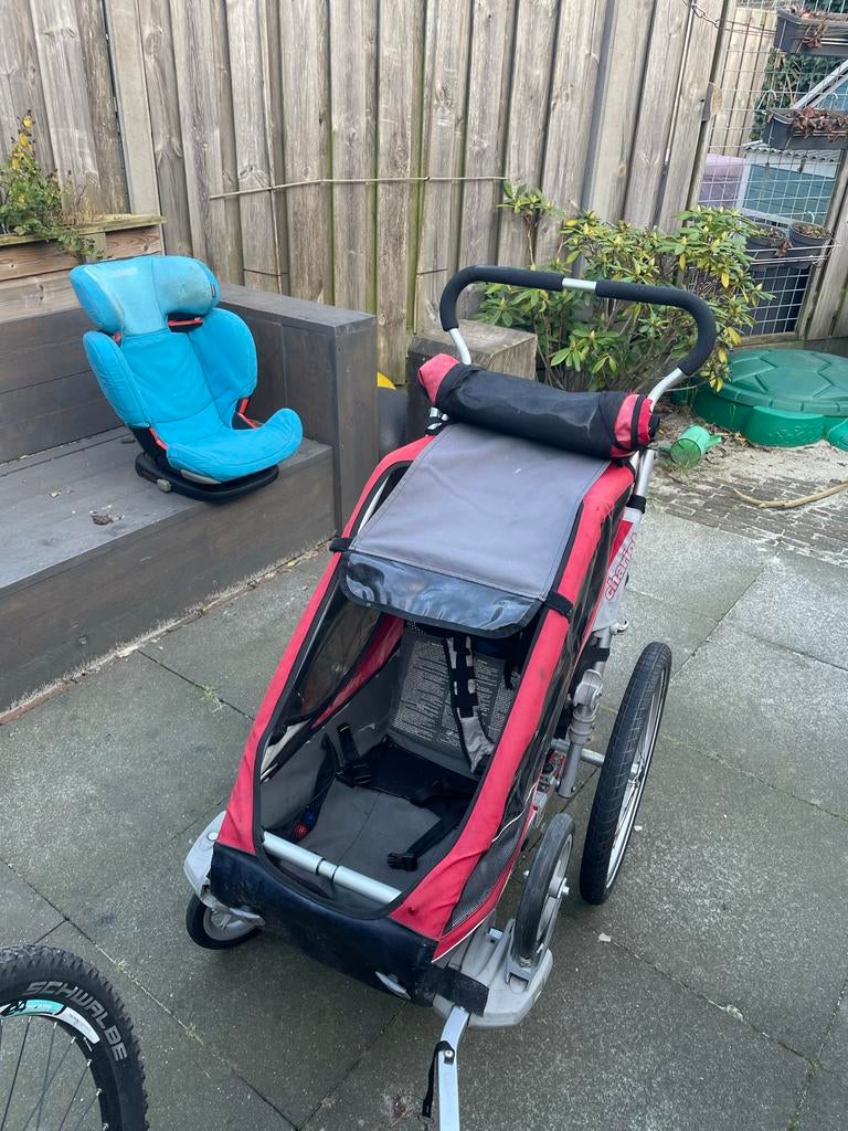 Chariot Cougar 1 met buggy- en hardloopwielen + baby sling, Fietsen en Brommers, Gebruikt, Opvouwbaar, Minder dan 20 kg, Ophalen of Verzenden