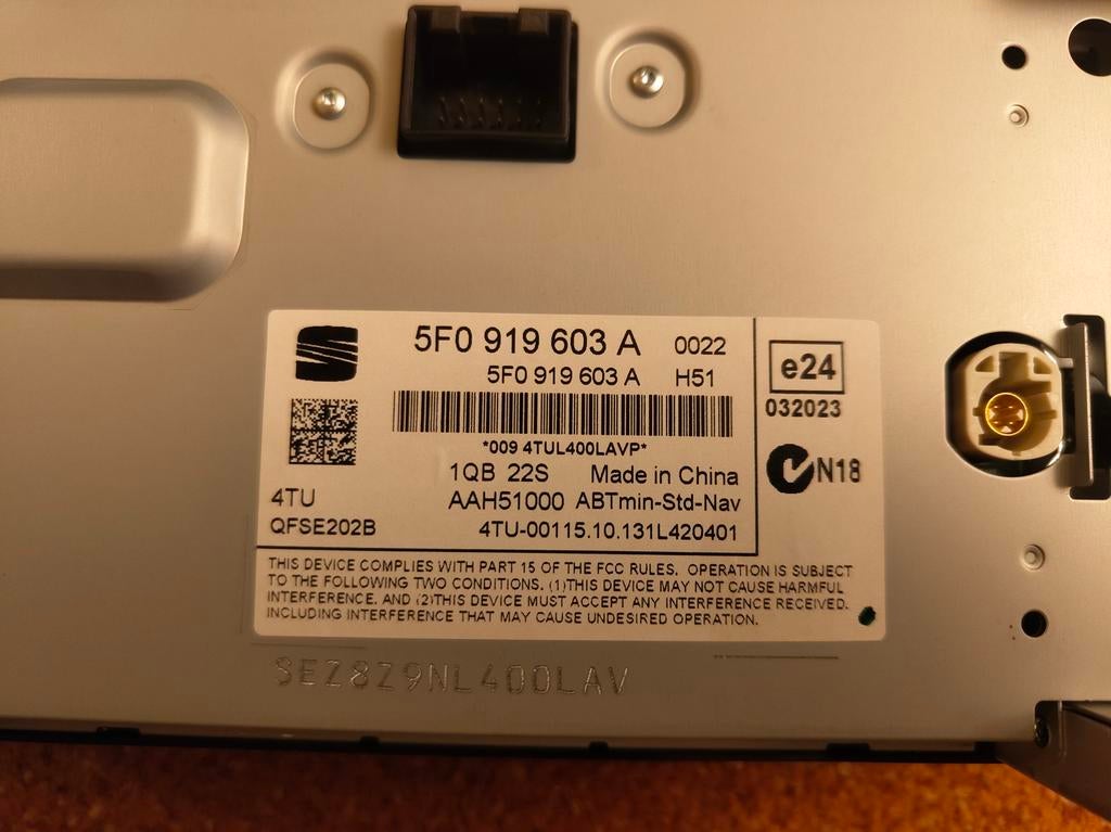 Seat Media System Plus MIB2 Navigatie 5F0919603A, Ophalen, Zo goed als nieuw