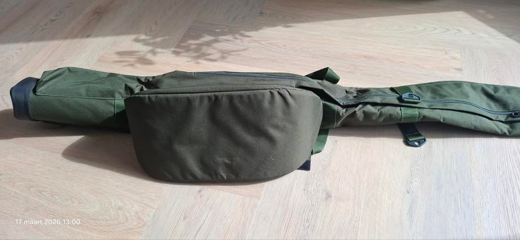 Foudraal voor 2 opgetuigde karperhengels - 11 ft, Watersport en Boten, Hengelsport | Karpervissen, Ophalen of Verzenden