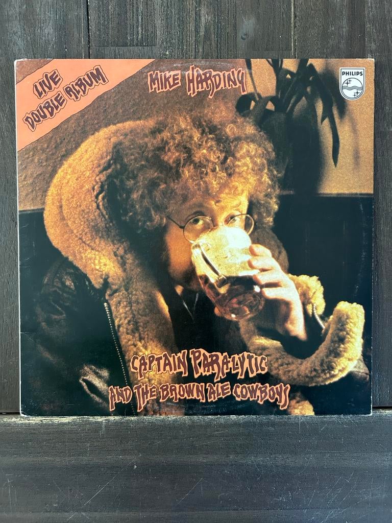 Mike Harding - Captain Paralyptic and the Brown Ale Cowboys, Gebruikt, Ophalen of Verzenden, 12 inch, Dubbel-LP