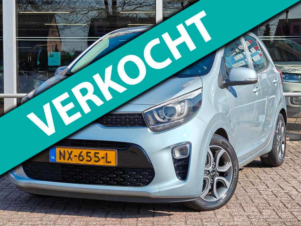 Kia Picanto 1.0 CVVT First Edition | Carplay en Android Auto, Voorwielaandrijving, Stof, Gebruikt, Euro 6