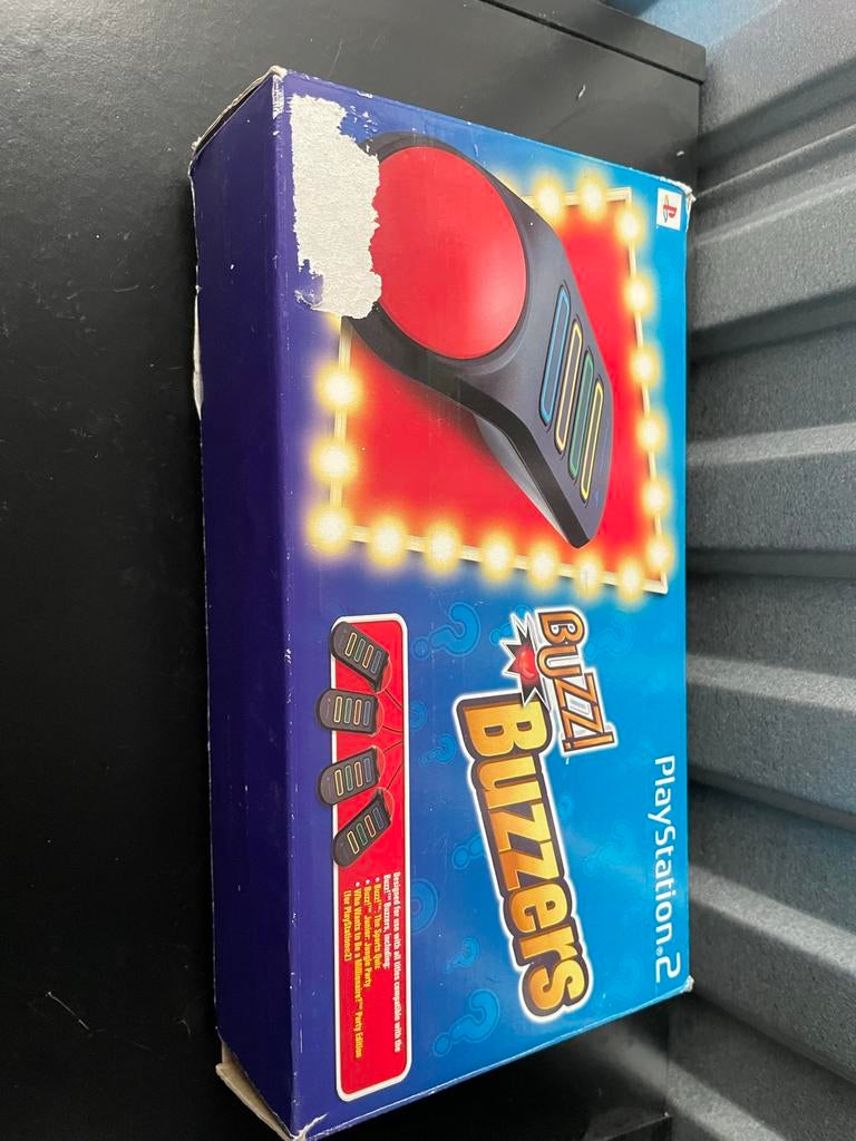 Buzz! Buzzers PlayStation 2 - Quiz Controllers, Puzzel en Educatief, Gebruikt, Eén computer, Ophalen of Verzenden