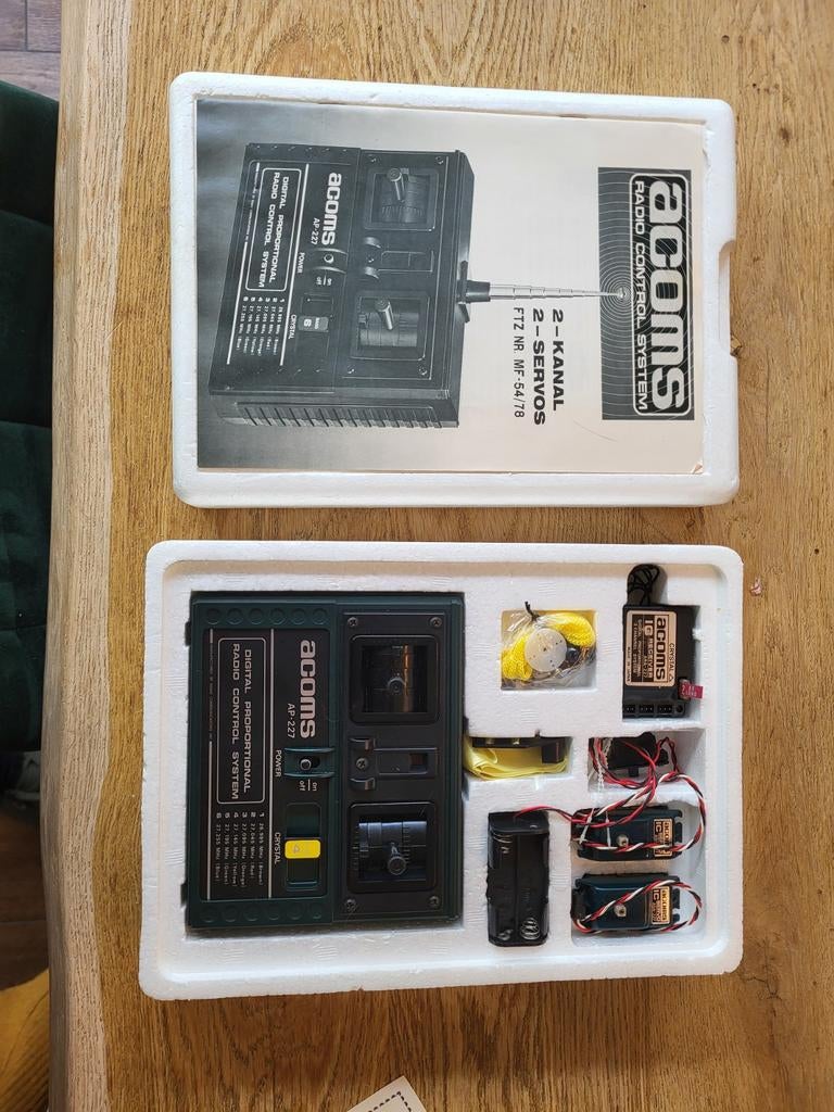 Acoms AP-227 Vintage Zender Compleet in Doos, Ophalen of Verzenden, Gebruikt