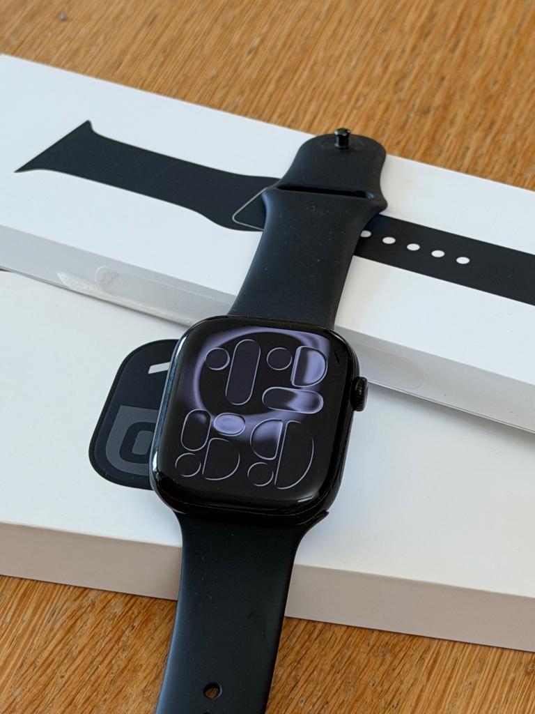 Zeer Mooie Apple Watch Series 10 Black, 98% batterij!, Gebruikt, Apple, ., Zwart