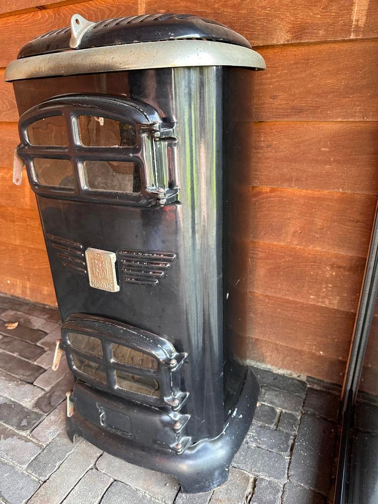 Mooie hout kolen kachel, Ophalen of Verzenden