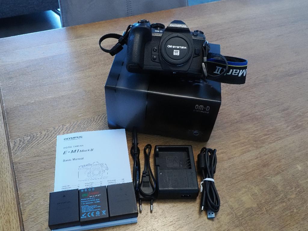 Olympus OM-D E-M1 Mark II body, Audio, Tv en Foto, Fotocamera's Digitaal, Spiegelreflex, Zo goed als nieuw, Olympus, Geen optische zoom