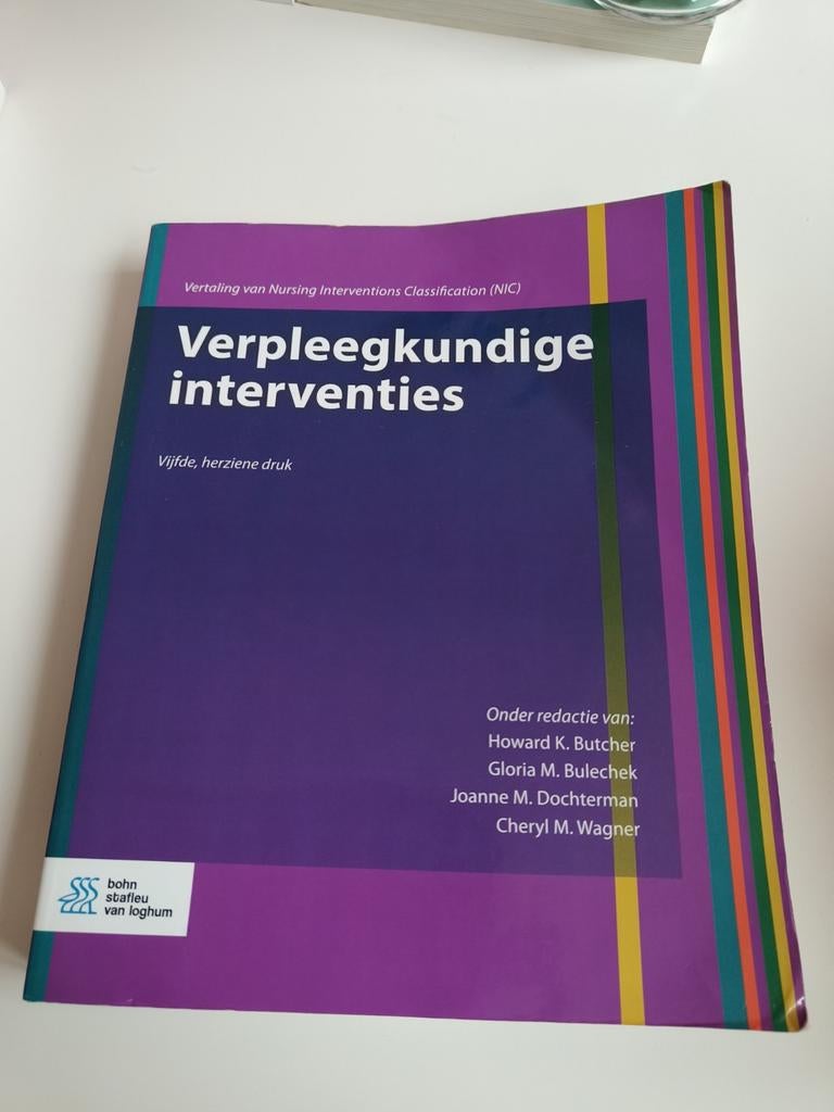 Verpleegkundige interventies, Boeken, Wetenschap, Zo goed als nieuw, Sociale wetenschap, Ophalen of Verzenden