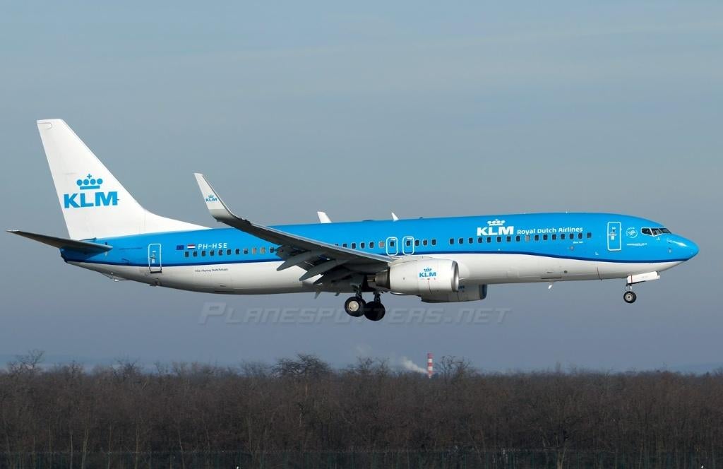 KLM  PH-HSE, Verzenden, Nieuw, Kaart, Foto of Prent