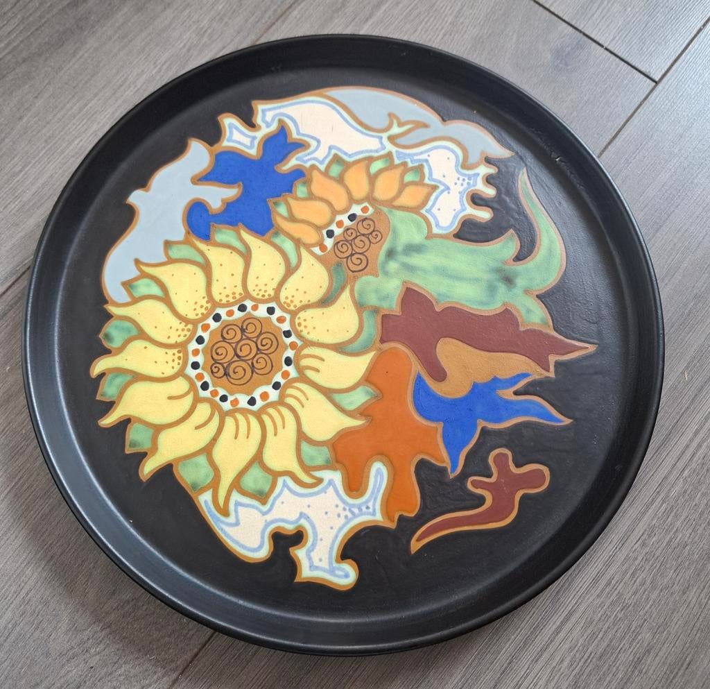 Gouds Plateel schaal/bord, Ophalen of Verzenden