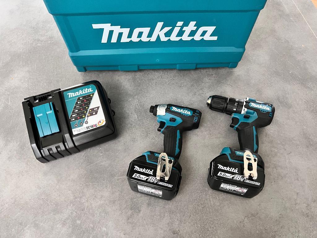 MAKITA DLX2414ST 18V 5Ah ACCU KLOPBOORMACHINE +SLAGSCHROEVER